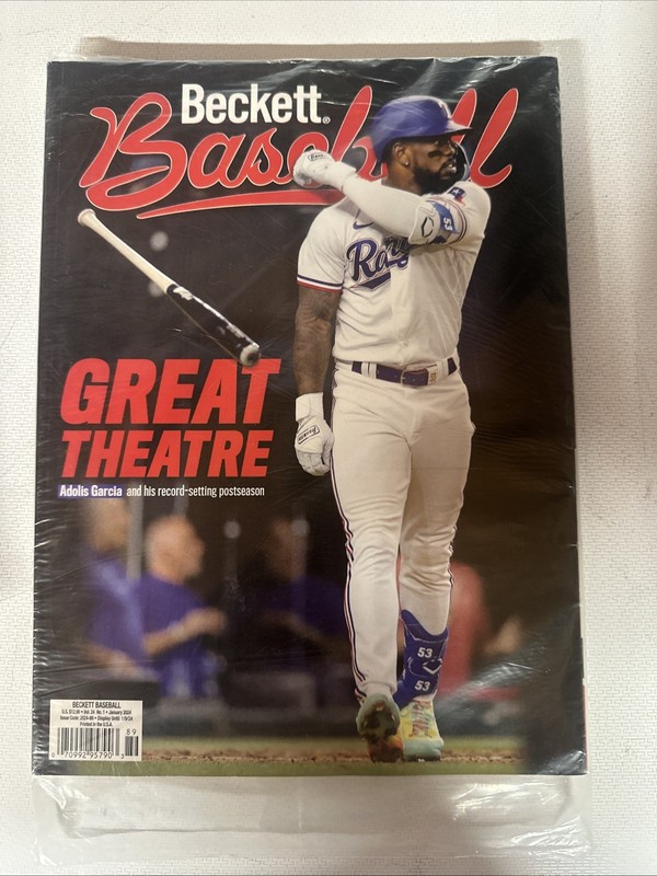 Beckett Baseball Vol. 24, No. 1 – ADOLIS GARCIA – January 2024