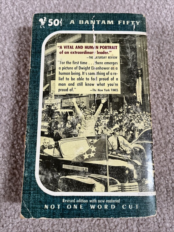 Eisenhower : Soldier of Democracy by Kenneth S. Davis Bantam Books 1952 PB gallery