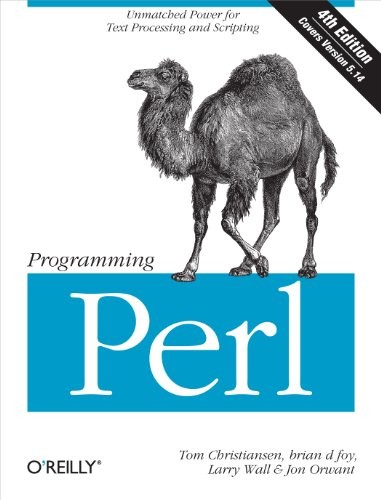PROGRAMMING PERL: UNMATCHED POWER FOR TEXT PROCESSING AND By Tom Christiansen