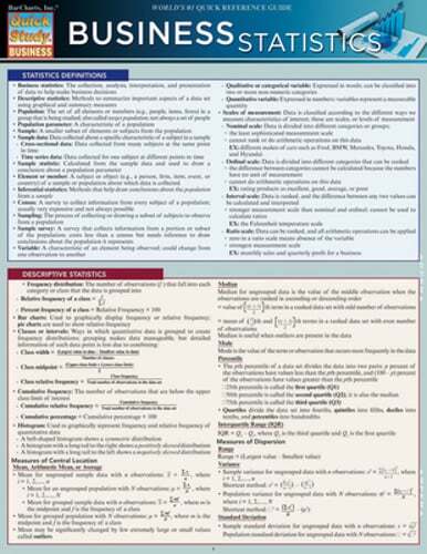 Business Statistics by Ravi Behara: Used