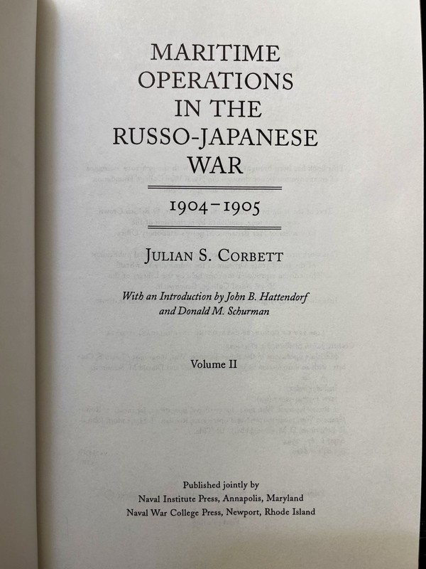 Maritime Operations Russo-Japanese War, 1904-1905 Stafford 2 Vol Set Like New K1 gallery