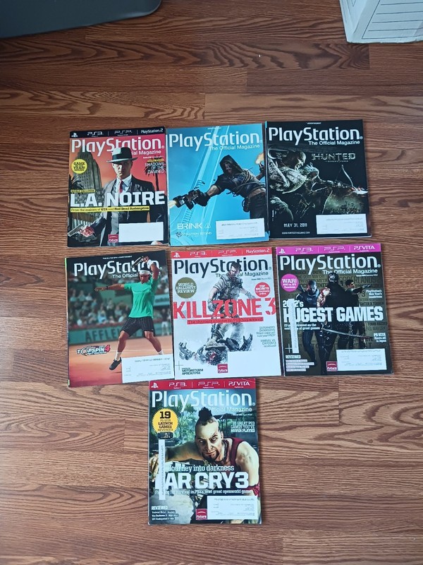 PlayStation Official Magazine Lot 7 Issues 2011 2012 Far Cry 3 LA Noire Killzone