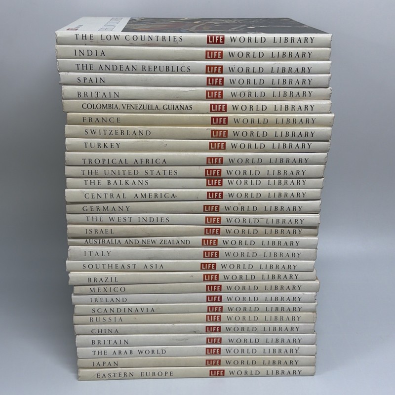 Time Life World Library Geography Countries 29 vol set late 60s