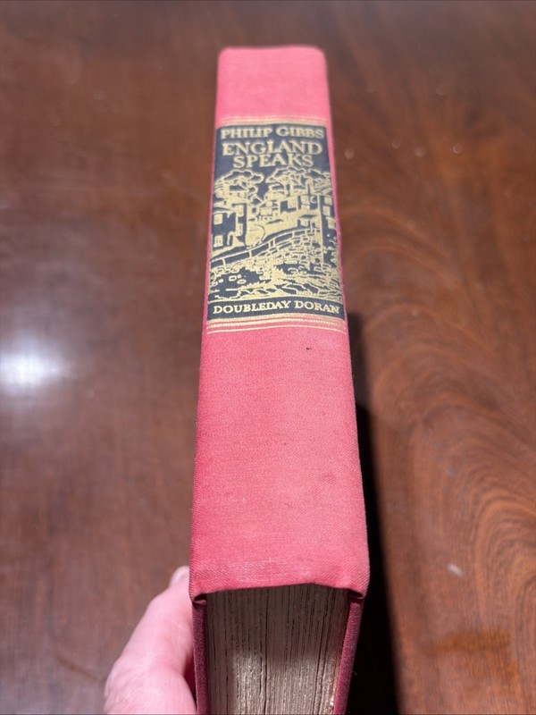ENGLAND SPEAKS 1935 Philip Gibbs HC First Edition Stated Illustrated gallery