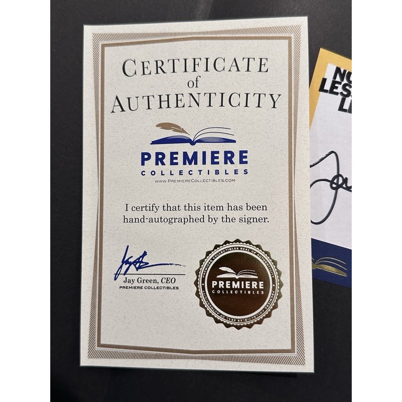 SIGNED Larry David Lessons Learned Making of Curb Your Enthusiasm Book JSA COA gallery