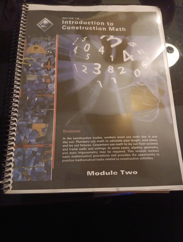 Introduction To Construction Math Nccer Module Two 2015 Edition Paperback