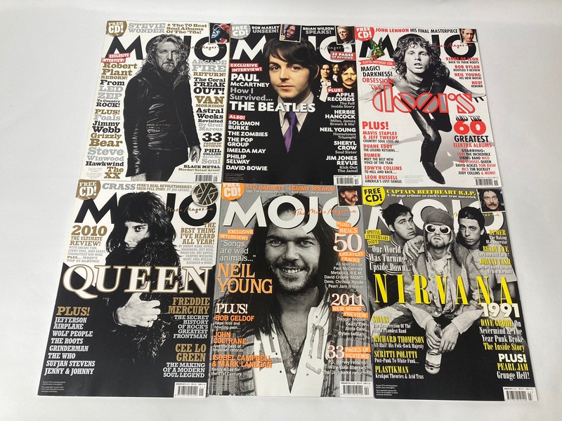 Mojo Magazine 2010 2011 2010 No. 202 203 204 206 207 208 X6 Issues gallery