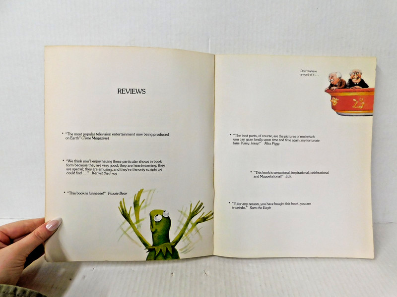 Vintage The Muppet Show Book, 1978, A Peacock/Bantam Book, Illustrated PB gallery