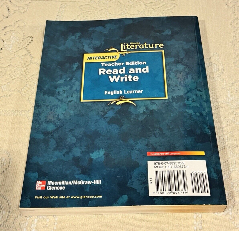 GLENCOE American Literature Read & Write Interactive Teacher Ed. English Learner gallery