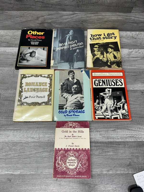 Lot of 7 Double Day Publishing Company Hardback Softback Play Scripts Vintage