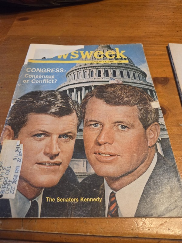 1968 RFK ROBERT KENNEDY 1925-1968 & Jan. 17, 1966 NEWSSTAND NEWSWEEK Magazines gallery