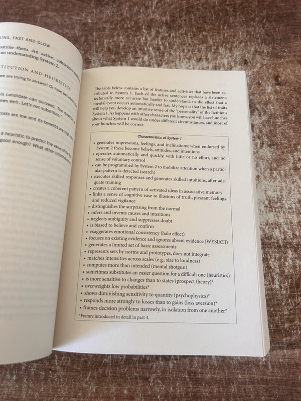 Thinking, Fast and Slow - Paperback By Kahneman, Daniel - Very Good Condition gallery