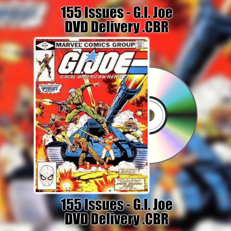 155 Issues! GI Joe Comics Collection – USB or DVD Delivery with Tracking!