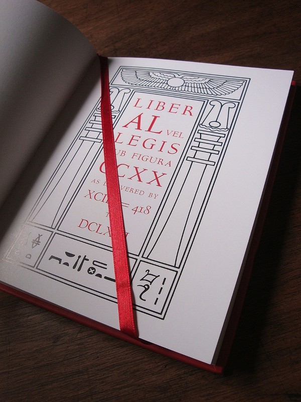 Hardcover ~ BOOK OF THE LAW ~ Aleister Crowley / OCCULT OTO MAGICK THELEMA