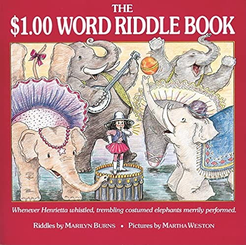 The $1.00 Word Riddle Book – paperback Burns, Marilyn|Weston, Martha