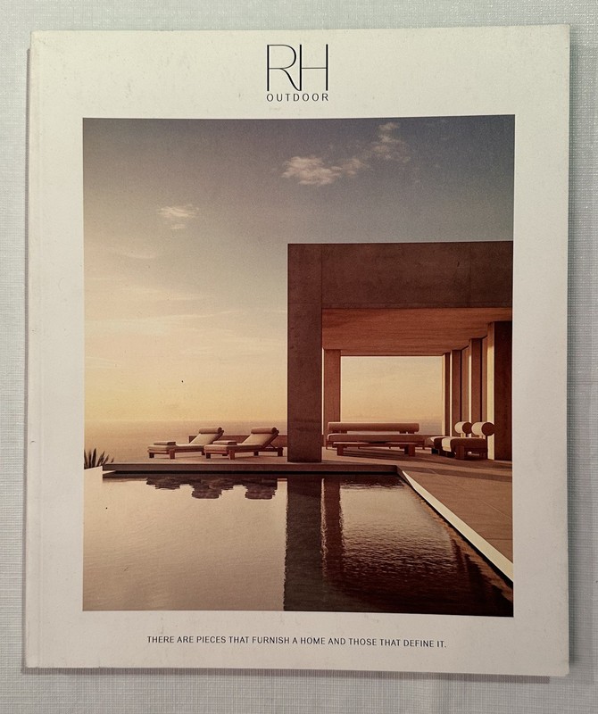 RESTORATION HARDWARE CATALOG 351 PAGE 2024 OUTDOOR FURNITURE INTERIOR DESIGN