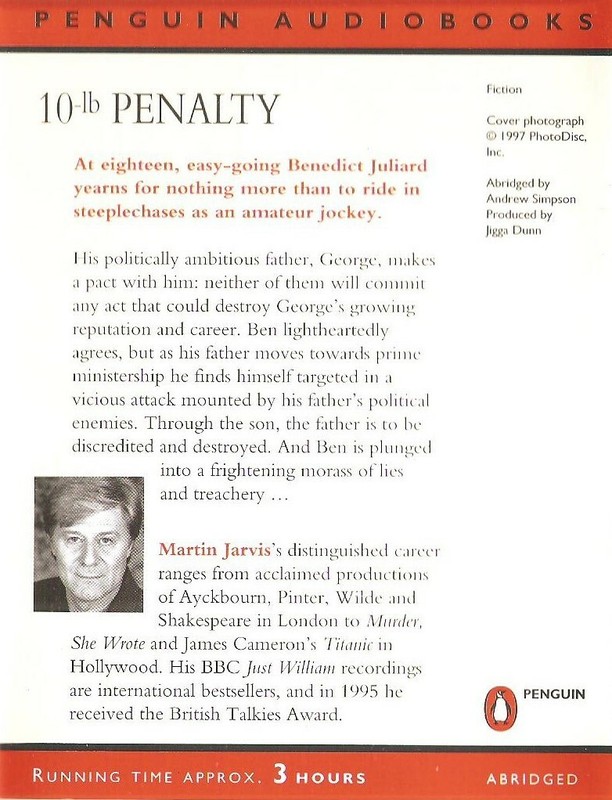 Dick Francis - 10 lb Penalty (2xAudio Cassette 1997) gallery