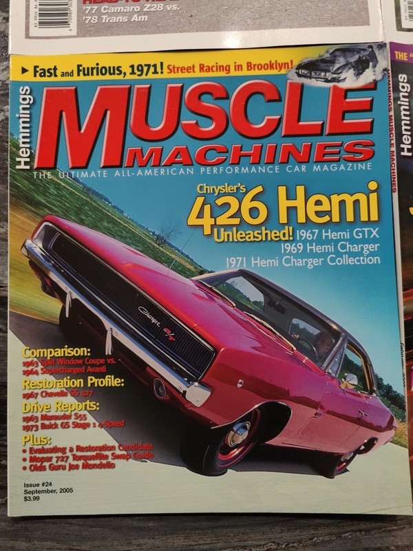 (4) 2004-2007 HEMMINGS MUSCLE MACHINES - Mustang, Mopar, Charger, GTO, Hemi gallery