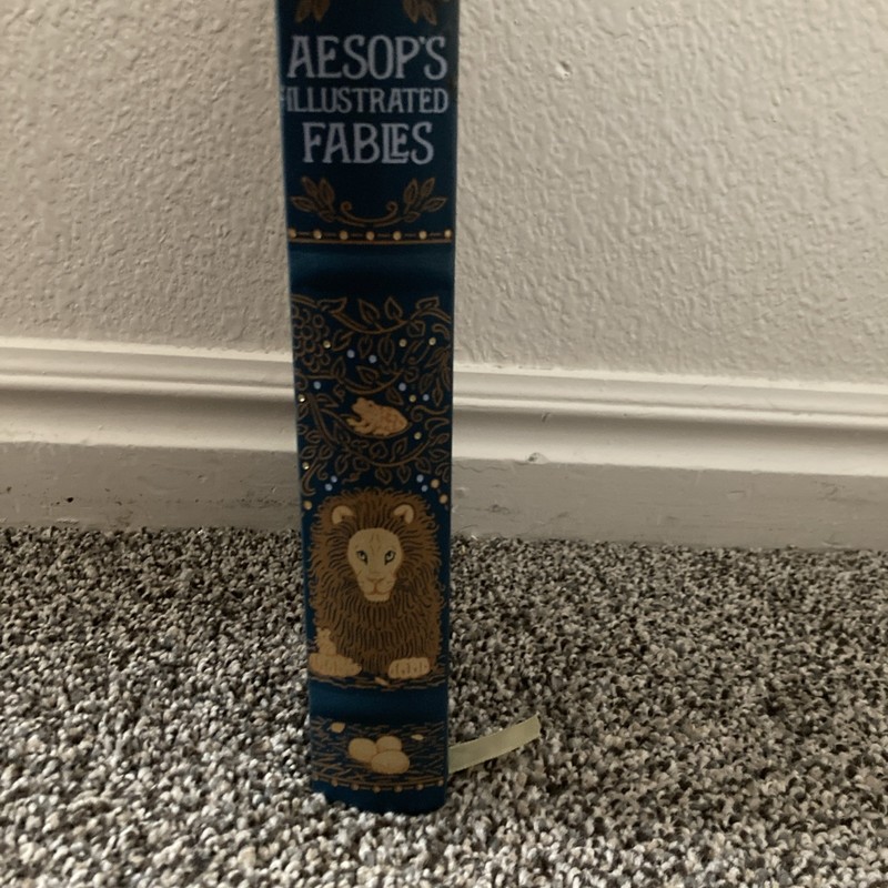 Aesop's Illustrated Fables Barnes And Noble Leather Hardcover Collectors Edition gallery