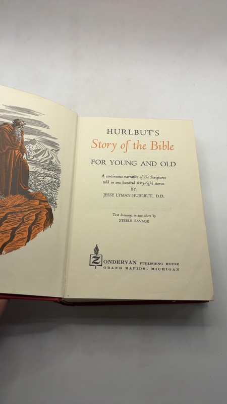 Hurlbut's Story of the Bible Jesse Lyman Hurlbut, D.D. Hardcover Second print... gallery