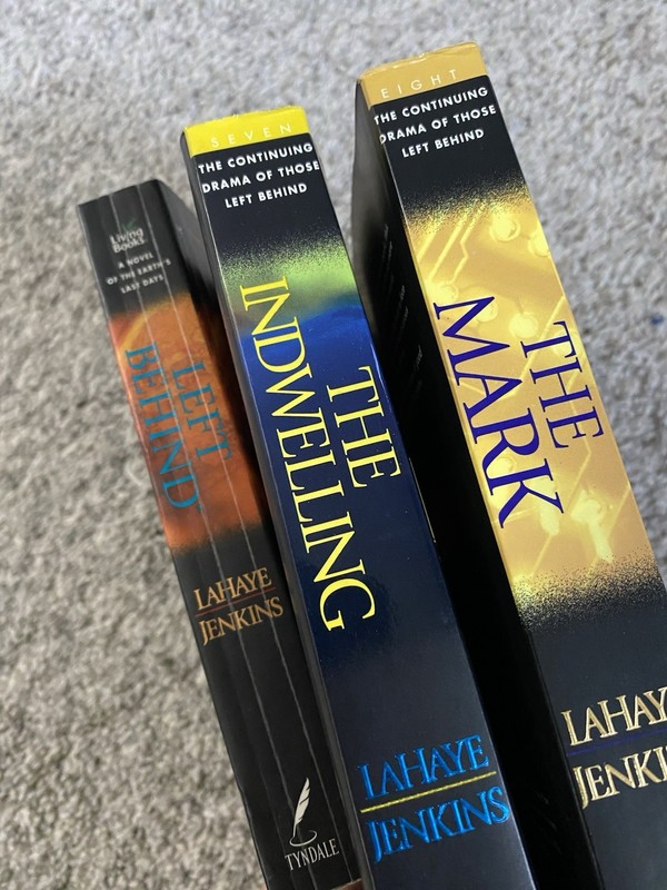 Lot of 3 Left Behind Series Novel books LaHaye Jenkins: Book 1 Book 7 + Book 8 gallery
