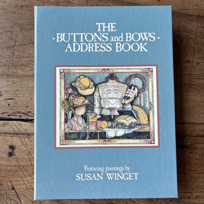 The Buttons and Bows Address Book Susan Winget 1992 Lang Graphics