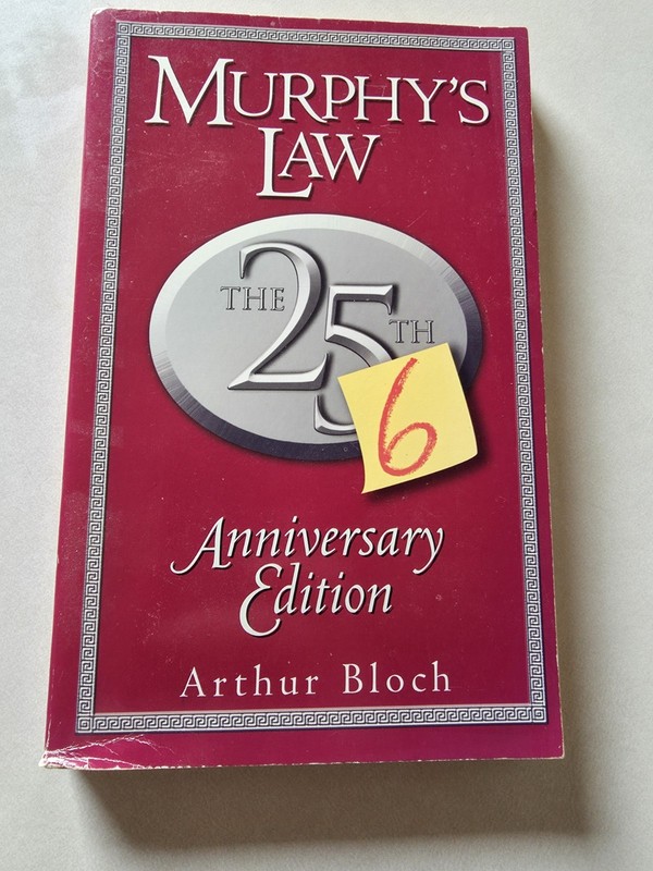 Murphy’s Law by Arthur Bloch (2003, Uk-B Format Paperback)