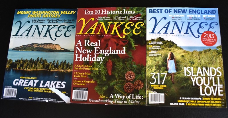 Yankee New England's Magazine 11 Issues 2007 to 2017 gallery