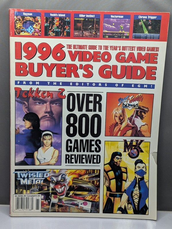 1996 VIDEO GAME BUYER’S GUIDE – From Electronic Gaming Monthly