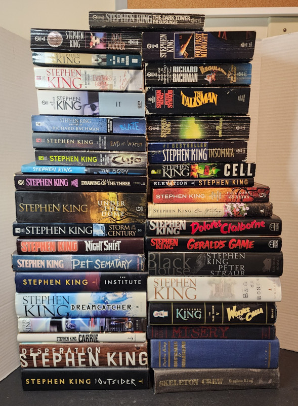 Lot of 37 Stephen King HC & PB & TPB Novels Some 1st Editions *SEE DESCRIPTION*