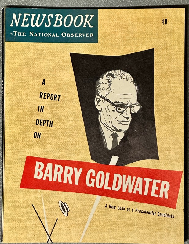 Barry Goldwater by James M Perry (1964 Paperback) Newsbook 159 pages