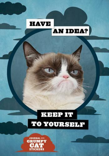 Grumpy Cat Flexi Journal with Stickers by in Used – Like New