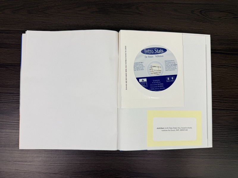 Intro Stats 1st Edition with CD by Richard D. De Veaux - Hardcover gallery