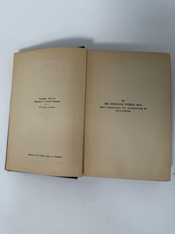 THE BLUE CASTLE BY L M MONTGOMERY 1926 FIRST EDITION FREDERICK STOKES CO HC RARE gallery