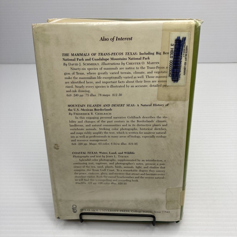 Texas Mammals East of the Balcones Fault Zone 1983 HC Handbook of 90 Species gallery