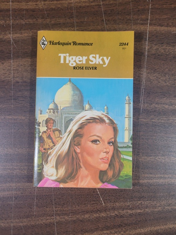 Tiger Sky by Rose Elver 1979 Harlequin Paperback Book Novel 2244