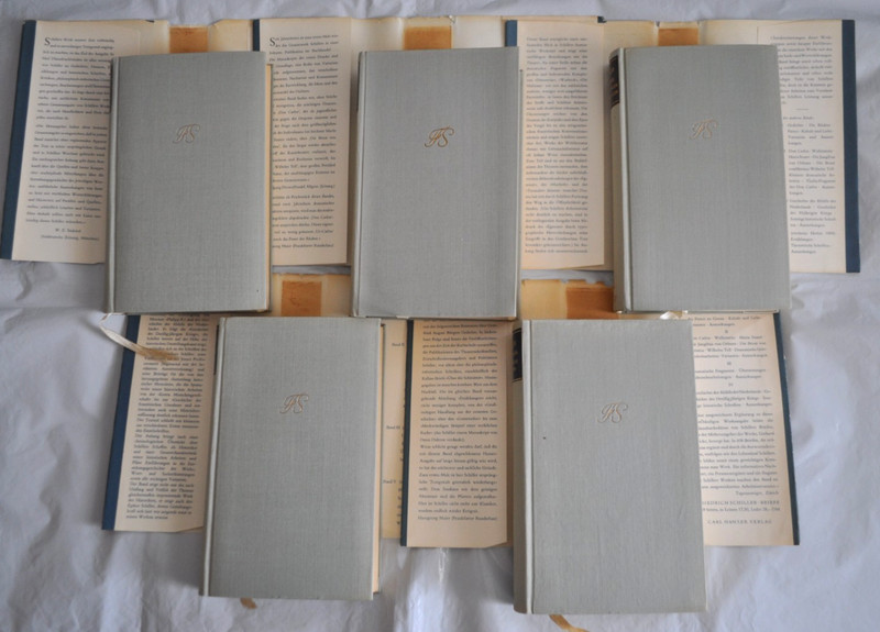German Edition Friedrich Schiller Sämtliche Werke 5 Volume Set 1960 Books HC DJ gallery