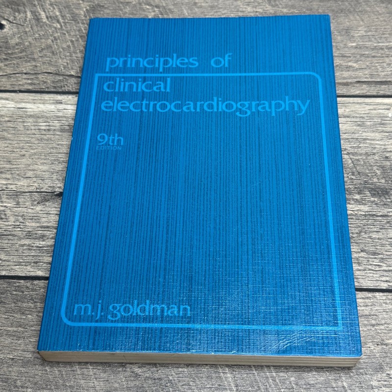 Principles of Clinical Electrocardiography Goldman 1976 9th Edition Medical PB