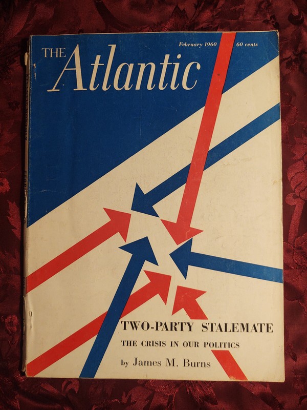 ATLANTIC February 1960 James M. Burns Archibald Cox Rudolf Hess Peter Ustinov