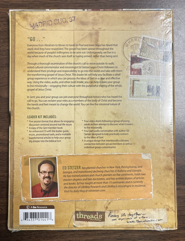 Sent: Living the Missional Nature of the Church - LEADER'S KIT DVD & BOOK - New gallery