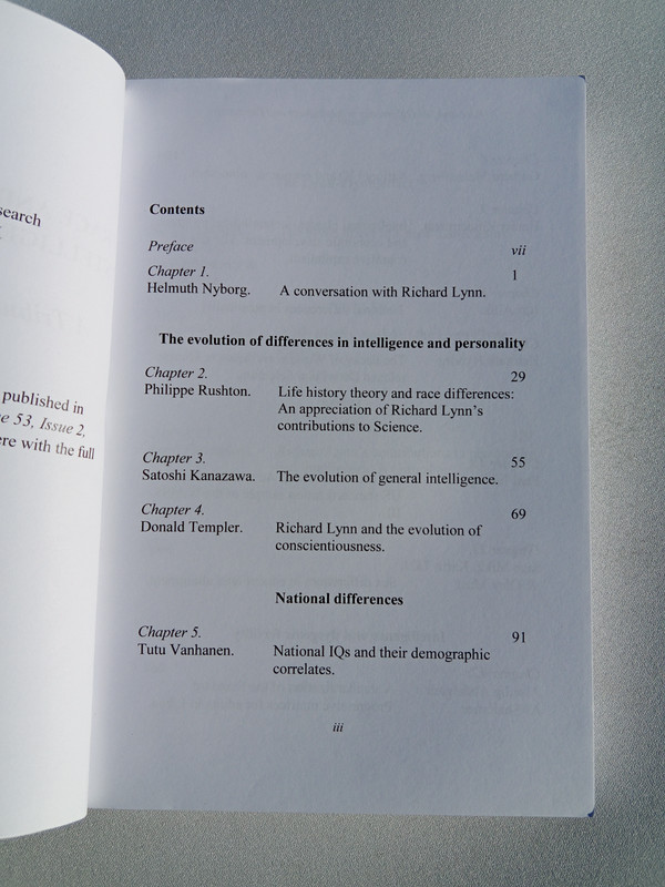 Race and Sex Differences in Intelligence and Personality by Helmuth Nyborg PB gallery