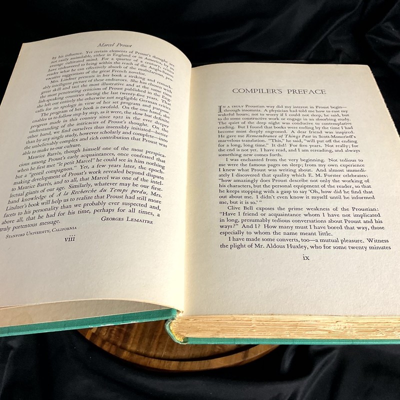 MARCEL PROUST Reviews & Estimates in English Lindner 1942 Literary Essays gallery
