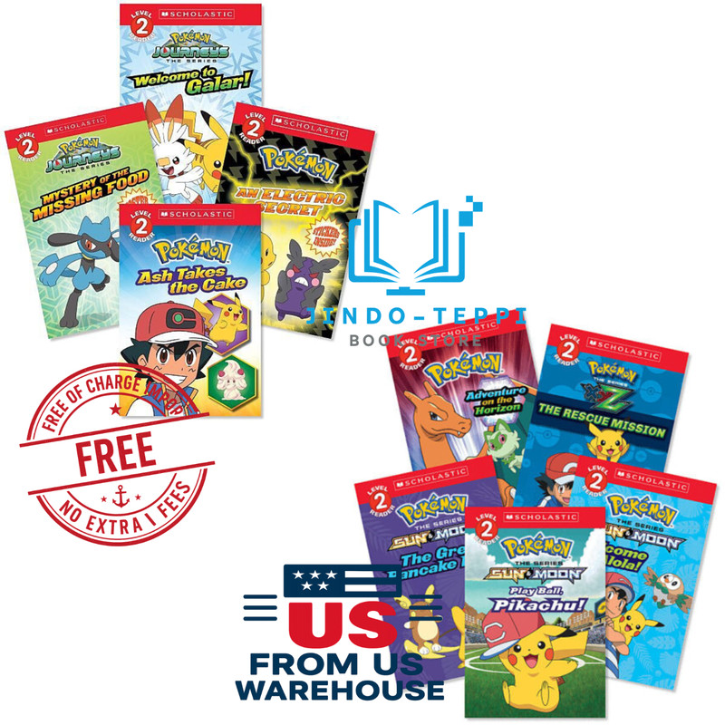 Pokemon Level 2 Reader 9 Book Set Scholastic Kids Early Learning PB