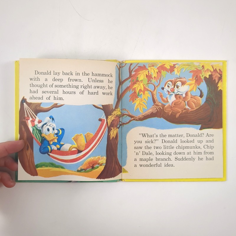 Walt Disney Donald Duck and Chip N Dale Tell A Tale Hardcover Book 1954 gallery