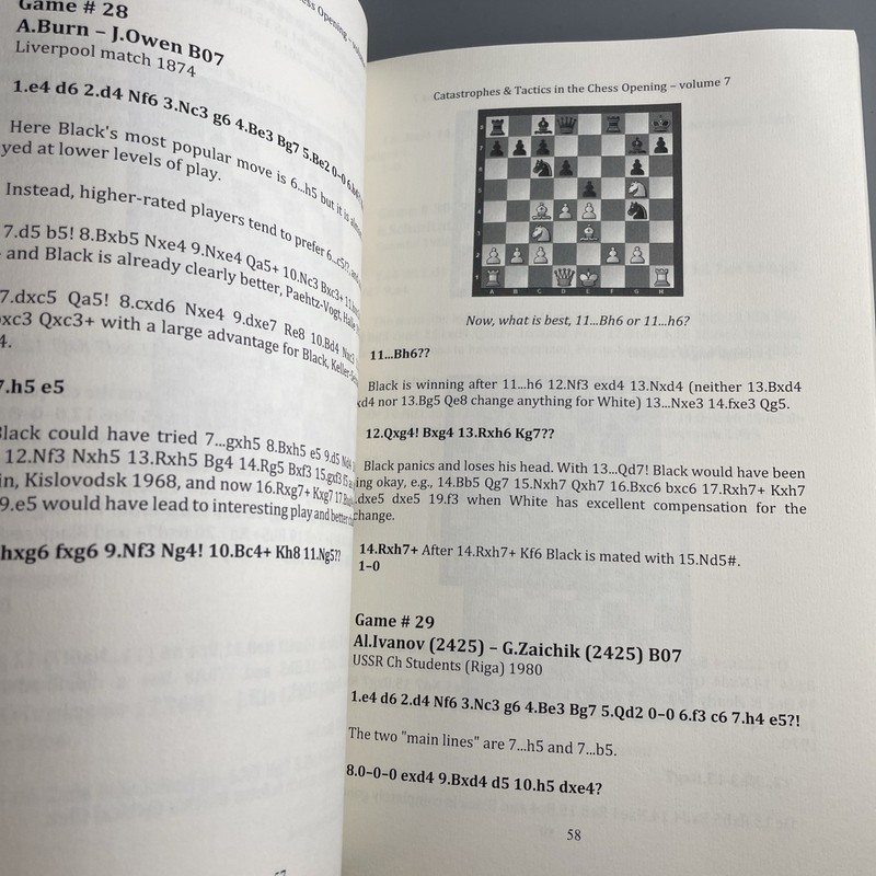 Catastrophes & Tactics in the Chess Opening Vol 7 & 9 Carsten Hansen PB Chess gallery