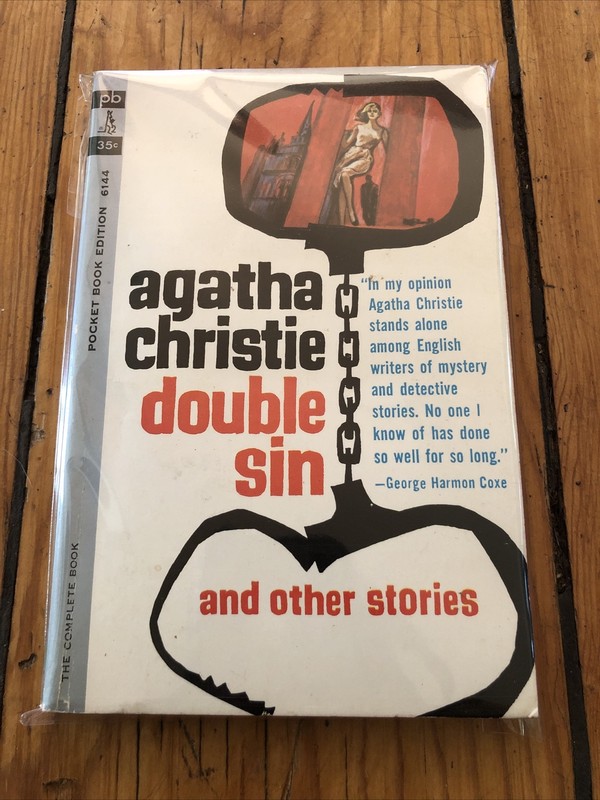 Agatha Christie Double Sin & Other Stories 1962 First Pocket Books Print VG/FN
