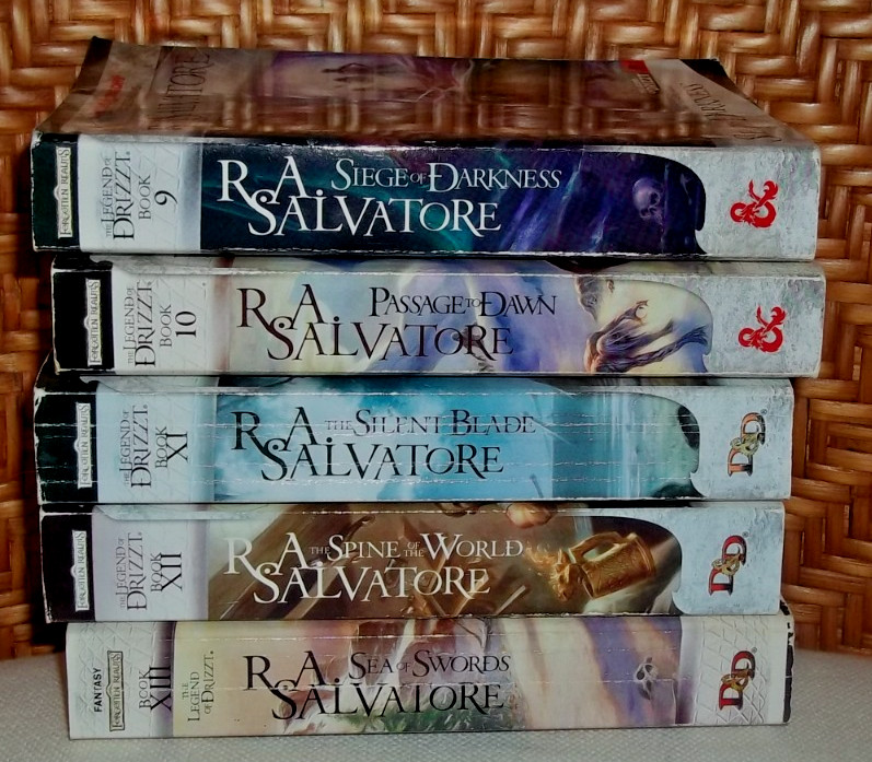 Legend of Drizzt Books 9, 10, 11, 12, 13 R.A. Salvatore Forgotten Realms 2004 gallery