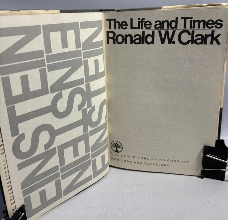 Einstein The Life and Times by Ronald W. Clark, 1971 First Printing gallery
