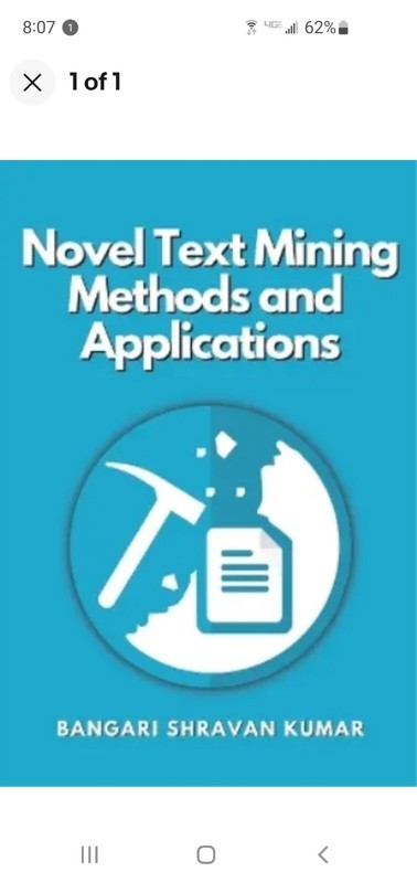 Bangari Shravan Kumar Novel Text Mining Methods and Applications (Paperback)