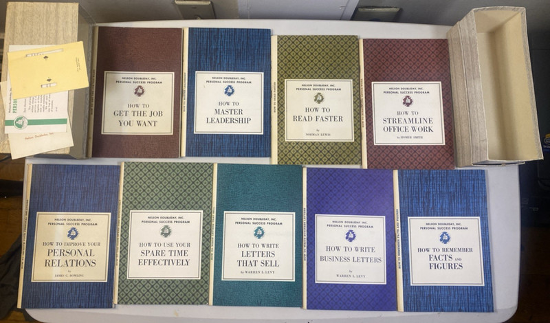 Nelson Doubleday Personal Success Program Box Set – 9 Books 1959-63
